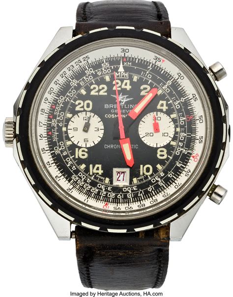 breitling cosmonaute auction|vintage Breitling cosmonaute.